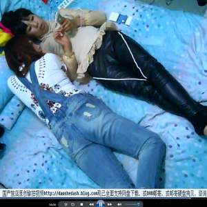 0085- Hidden camera in a Chinese hotel captures footage of a lesbian encounter