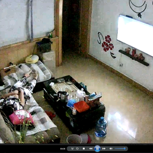 0091-0092 IPCAM Peeping at a Chinese housewife masturbating in her living room