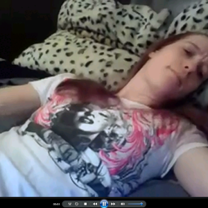 0102-RATCAM Western girl masturbating while being spied on